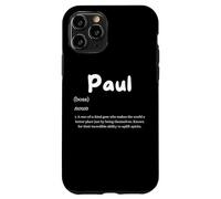 Custodia per iPhone 11 Pro Paul Definition Personalized Name Custom Costume For Pauls