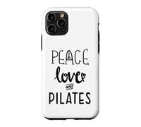 Custodia per iPhone 11 Pro Peace Love and Pilates is My Happy Hour In My Pilates Era