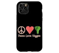 Custodia per iPhone 11 Pro Peace Love Verdure