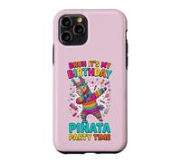 Custodia per iPhone 11 Pro Pennello per compleanno Pinata It's My Birthday Party Birthday Kids