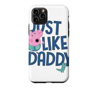 Custodia per iPhone 11 Pro Peppa Pig Just Like Daddy Festa del papà