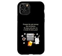 Custodia per iPhone 11 Pro Per favore, non infastidire lo scrittore Romanziere Autore Macchina da scrivere