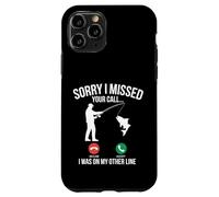 Custodia per iPhone 11 Pro Pesca Scusa Ho perso la tua chiamata