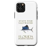 Custodia per iPhone 11 Pro Pesce d'acqua salata della Florida, design a forma di pesce vela dell'Atlantico