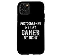 Custodia per iPhone 11 Pro Photographer By Day Gamer By Night PC Gaming Photography