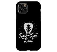 Custodia per iPhone 11 Pro Plettro per chitarra con logo Rock And Roll Dad