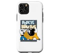 Custodia per iPhone 11 Pro Popeye il marinaio uomo vs bruto bluto retrò fumetto