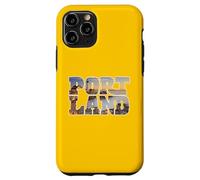Custodia per iPhone 11 Pro Portland, faro, capo, elisabetta, dentro, vendemmia, tipografia