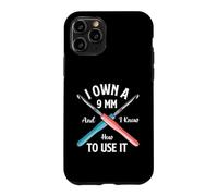 Custodia per iPhone 11 Pro Possiedo un 9 mm e so come usarlo - uncinetto all'uncinetto