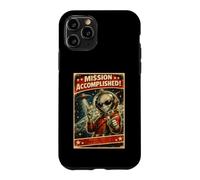 Custodia per iPhone 11 Pro Poster retrò di fantascienza Ufo Missione alieno