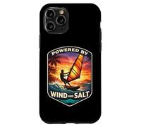 Custodia per iPhone 11 Pro Powered By Wind And Salt Windfurfer Windsurf Amante Scherzo