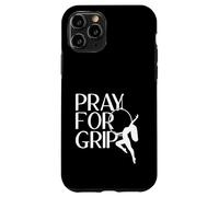 Custodia per iPhone 11 Pro Pray For Grip - Cerchio divertente per aereo, regalo per yoga aereo