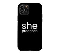 Custodia per iPhone 11 Pro Predica Donna Pastore Femminile Predicatore Ministero