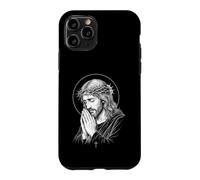 Custodia per iPhone 11 Pro Pregare Gesù Graphic Design per gli amanti della Chiesa Fede
