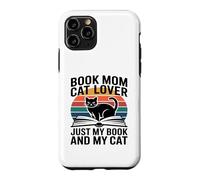 Custodia per iPhone 11 Pro Prenota Mom Cat Lover Solo il mio libro e il mio gatto