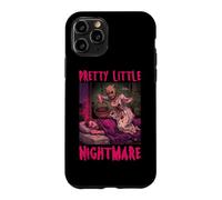 Custodia per iPhone 11 Pro Pretty Little Nightmare Dark Humor Pulp Horror Donne adulte