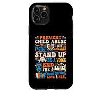Custodia per iPhone 11 Pro Prevenire la consapevolezza degli abusi sui minori Proteggi la difesa dei nostri figli