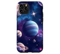 Custodia per iPhone 11 Pro Progettazione astratta cosmica della nebulosa dei pianeti dello spazio profondo