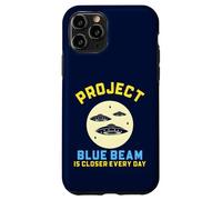 Custodia per iPhone 11 Pro Progetto Blue Beam Retro UFO Fantascienza Design Divertente