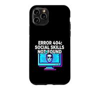 Custodia per iPhone 11 Pro Programmer Introvert Error 404 Social Skills Not Found