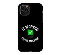 Custodia per iPhone 11 Pro Programmer It Worked On My Machine Coding Joke