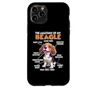 Custodia per iPhone 11 Pro Proprietario del cane Beagle T Anatomia del Beagle che