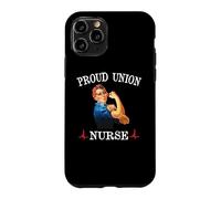 Custodia per iPhone 11 Pro Proud Union Nurse Safe Staffing Saves Night Shift RN ER ICU