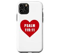 Custodia per iPhone 11 Pro Psalm 119:11 - Thy Word Have I Hid in Mine Heart Reference