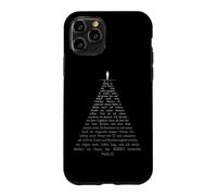 Custodia per iPhone 11 Pro Psalms 23 Though I Walk Through The Valley - German Bible