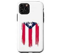 Custodia per iPhone 11 Pro Puerto Rico National Flag Island San Juan Boricua