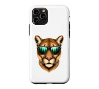Custodia per iPhone 11 Pro Puma Puma Con Occhiali Da Sole Foresta Riflessione Escursionismo