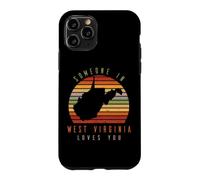 Custodia per iPhone 11 Pro Qualcuno in West Virginia ama voi Vintage State Retro