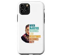 Custodia per iPhone 11 Pro Quando l"ingiustizia diventa la resistenza alla legge diventa dovere RBG Quote