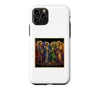 Custodia per iPhone 11 Pro Quattro Arcangeli Cristiano Angelo Cristiano Halo Art Icon