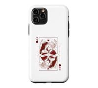 Custodia per iPhone 11 Pro Queen Hearts Orgoglio Lesbico | Romance Gothic LGBTQ