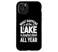 Custodia per iPhone 11 Pro Quello che succede al lago rimane un ricordo ridente