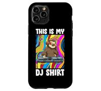 Custodia per iPhone 11 Pro Questa È La Mia Maglietta Da Dj Dj Pigro Musica Edm Rave