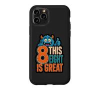 Custodia per iPhone 11 Pro Questo otto è un grande mostro vibrazioni di compleanno