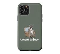Custodia per iPhone 11 Pro Raccoon Licensed Listener Therapy School Graduation