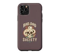 Custodia per iPhone 11 Pro Rad Axolotl Dad Skull Head Society Funny Anfibio