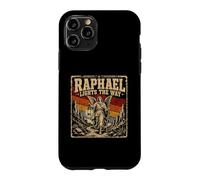 Custodia per iPhone 11 Pro Raffaello illumina la via dell'angelo angelo custode