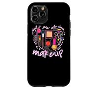 Custodia per iPhone 11 Pro Ragazza MUA Make Up Addict Bellezza per ciglia Trucco