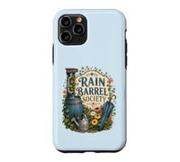 Custodia per iPhone 11 Pro Rain Barrel Society Cottagecore Garden