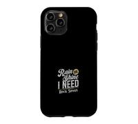 Custodia per iPhone 11 Pro Rain or Shine I Need Rock Songs Music Lover