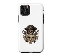 Custodia per iPhone 11 Pro Raise Hell & Set Sail Pirate Skull - Avventura nautica