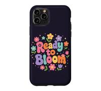 Custodia per iPhone 11 Pro Ready To Bloom Amante della Lettura Floreale Retro Bookworm