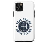 Custodia per iPhone 11 Pro Real Chicks Drive Sticks Auto Cinque Velocità Cambio Manuale Divertente