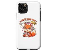 Custodia per iPhone 11 Pro Red Foxs Gaming Can't Hear You I'm Gaming Fox