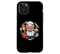 Custodia per iPhone 11 Pro Red Panda Chef Mascotte Cooking Graphic