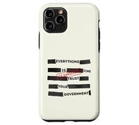 Custodia per iPhone 11 Pro Redacted Everything is Fine Trust Your Government Political